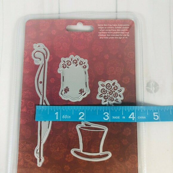 Sheena Douglass Perfect Partners Metal Die Set Day of The Dead Union of Souls - Picture 4 of 12